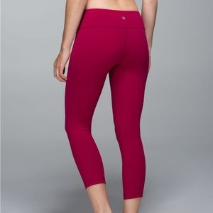 Lululemon Wunder Under Crop 21” Bumble Berry